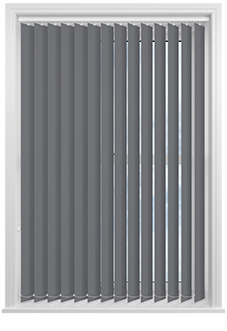 Palermo (Blackout), Dark Grey - Vertical Blind